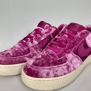 crushed velvet air force 1